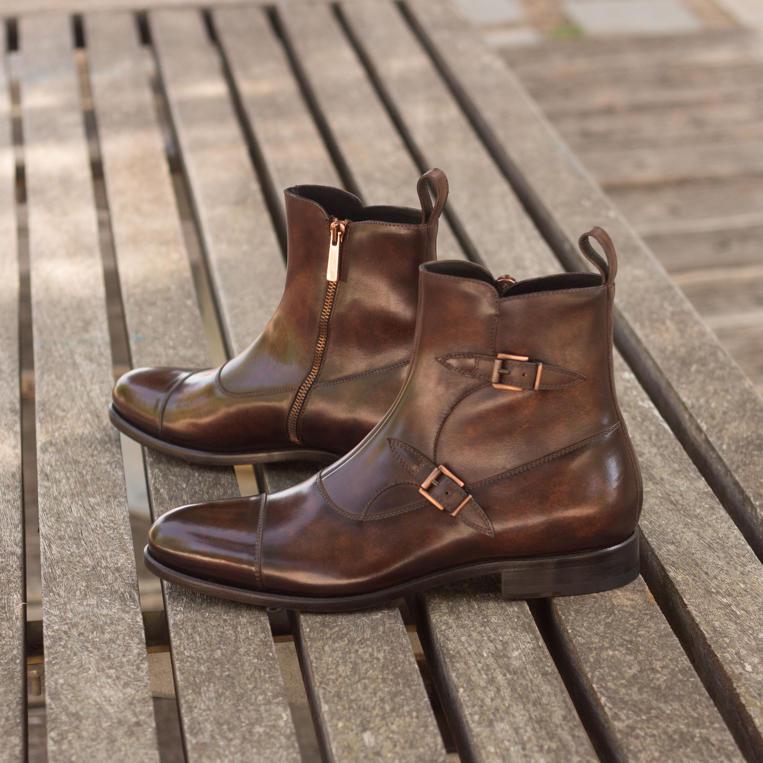 Octavian Buckle Boot Made To Order 